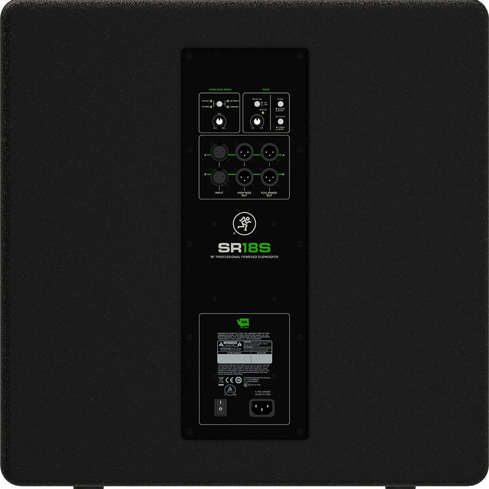 Mackie SR18S 18" 1600W Professional Powered Subwoofer-Subwoofer Speaker-Mackie-Hermes Music